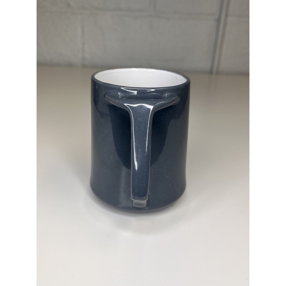 Dansk Kobenstyle Mug Slate Gray Blue MCM Denmark 2 Prong Handle Ceramic - Picture 5 of 10